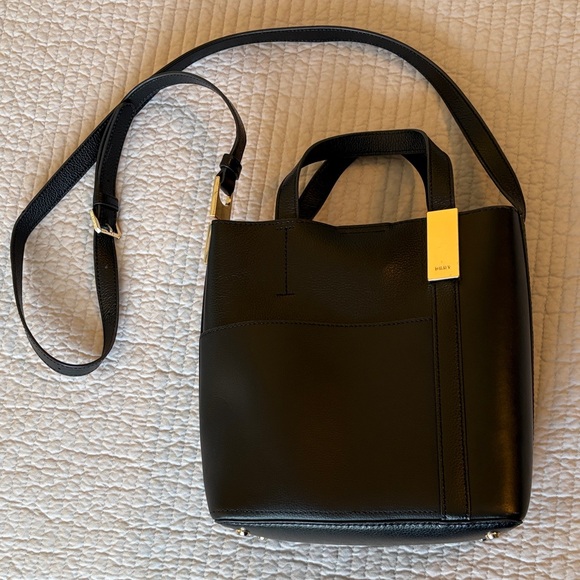 DKNY Black Crossbody/Shoulder Bag with Gold Accents - Picture 1 of 5